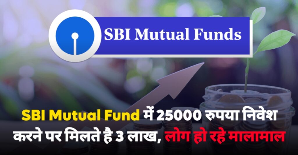 SBI Mutual Fund में 25000 रुपया निवेश करने पर मिलते है 3 लाख रुपया, लोग हो रहे मालामाल